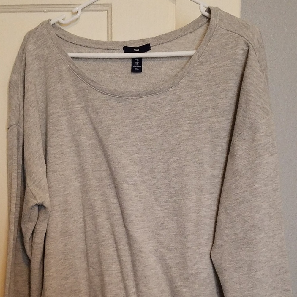 GAP Women's Layered Look with Built-in Faux Shirt